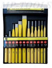 Scalpelli cacciachiodi bulini e cacciaspine per meccanico, set da 12 pezzi