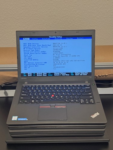 A lot of 5 Lenovo Thinkpad T460/T560 Intel i5/i7 8GB RAM NO SSD