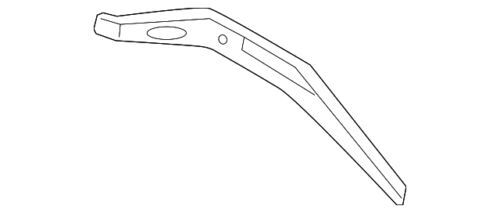 Refuerzo de panel para Ford Lincoln Mercury MKZ 2010-2012 (N/P AE5Z-16707-A)