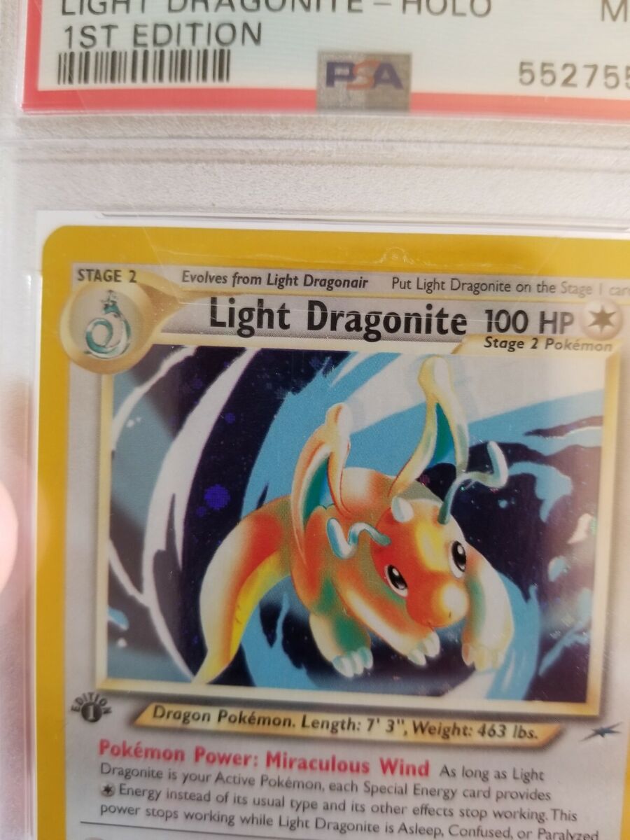 PSA 9 LIGHT DRAGONITE 14/105 1st Edition Neo Destiny Pokémon PSA 9 LIGHT DRAGONITE 14/105 1st Edition Neo Destiny Pokémon