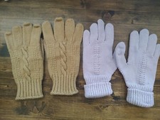 Set of Two Vintage Cotton Gloves