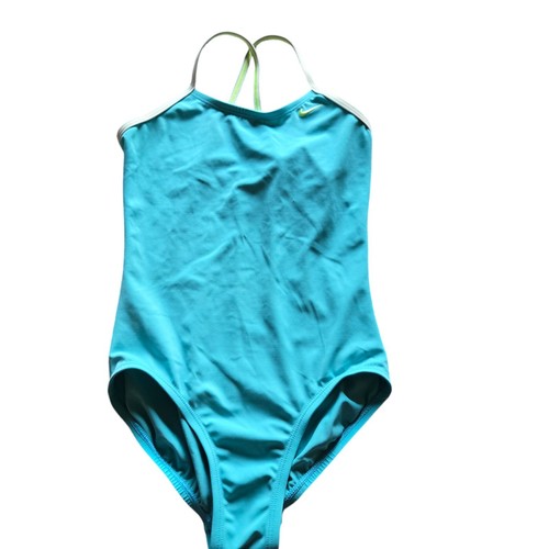 Nike Girls Swimsuit One Piece 10 Blue & Tankini Top Size 14 - Picture 6 of 7