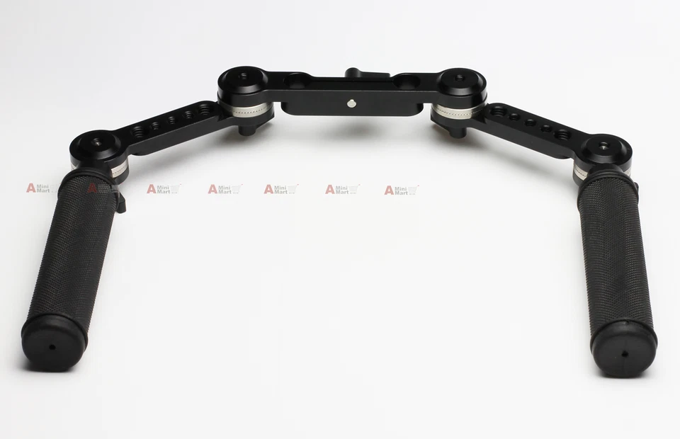 Juego de empuñaduras de brazo de abrazadera de varilla tipo roseta tipo ARRI para soporte de varilla de 15 mm DSLR plataforma HDV Foto 4 de 4