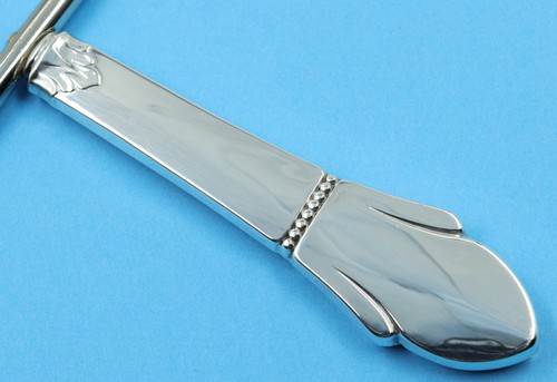 Vintage Danish Style Art Deco Sterling Handle Cheese Wire Slicer Cutter No Mono - Picture 2 of 5
