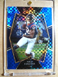 2021 Nico Collins Select Rookie Premier Level Blue Prizm RC /149 🔥🔥🔥