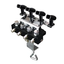 OPHIR Airbrush Holders with 1/8 & 1/8 Splitter for 4pcs of Airbrush Kit
