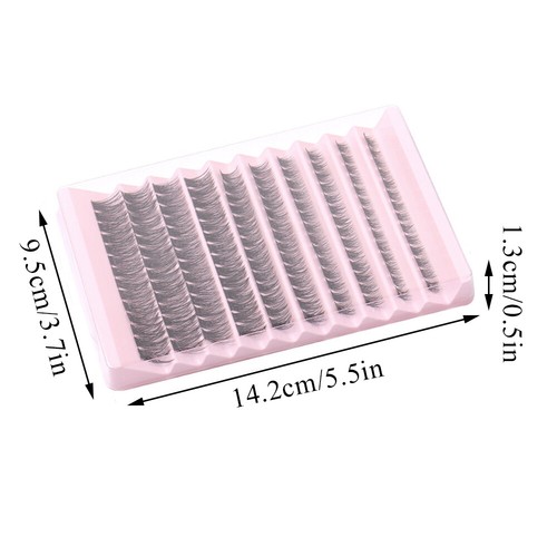 Individual False Eyelashes Segmented Cluster Eye Lashes Curl Lash Party 6mm-17mm - Picture 29 of 31