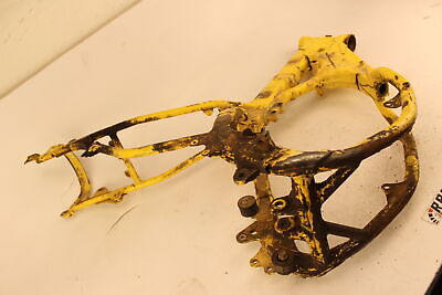 ＲＭ125シート、サブフレーム 1992 suzuki rm125 rm 125 OEM FRAME CHASSI yellow 41100-43820