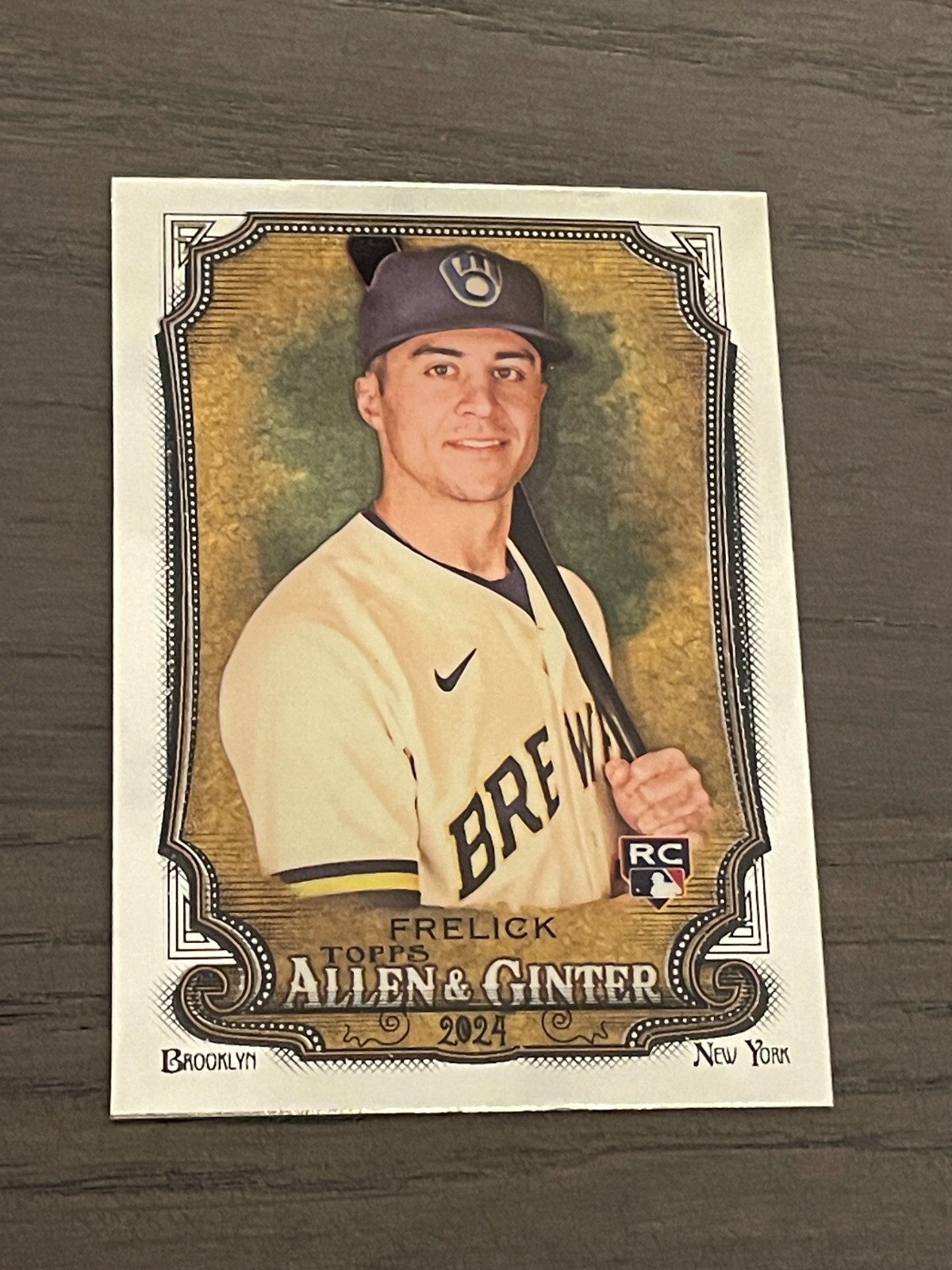 2024 Topps Allen & Ginter Chrome Sal Frelick #98 Milwaukee Brewers RC