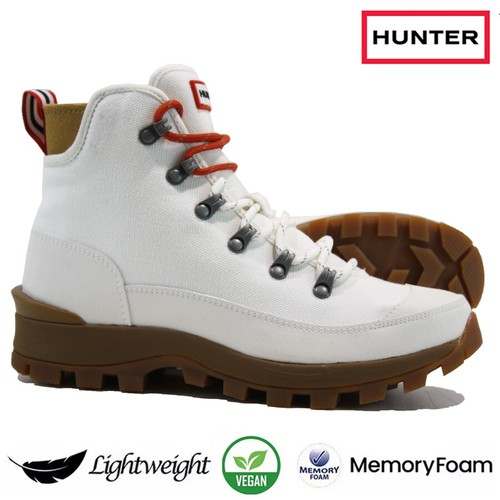 HUNTER LADIES MEMORY FOAM HIKING ANKLE WALKING OUTDOOR TRAIL TRAINERS BOOTS SIZE - Picture 12 of 26