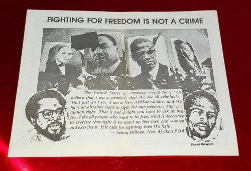 Mutulu Shakur New Afrikan People's Organization Tupac Shakur Booklet NAPO - Imagen 5 de 8