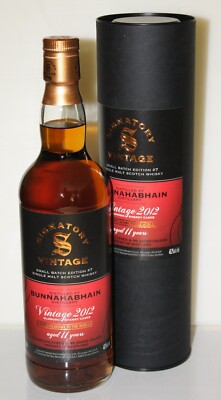 Bunnahabhain 11y 2012 Signatory Small Batch #7 48,2% oloroso sherry casks 0.7L