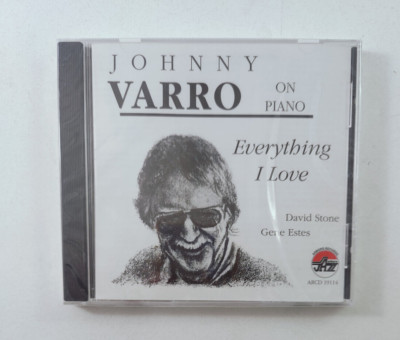 JOHNNY VARRO EVERYTHING I LOVE [CD] Brand New & Sealed e22