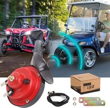 Universal Golf Cart Horn Kit With Foot Switch Adjustable Volume Durable Design