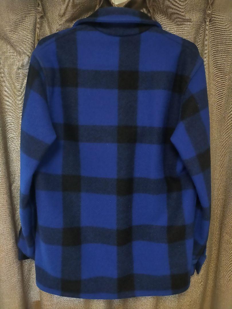 FILSON Mackinaw Cruiser Jacket Blue Wool Size 40 Made… Gem