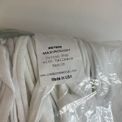 Industrial Wet Floor Mop Midoneat Wet Mop Loop End Heavy Duty Cotton - View #8