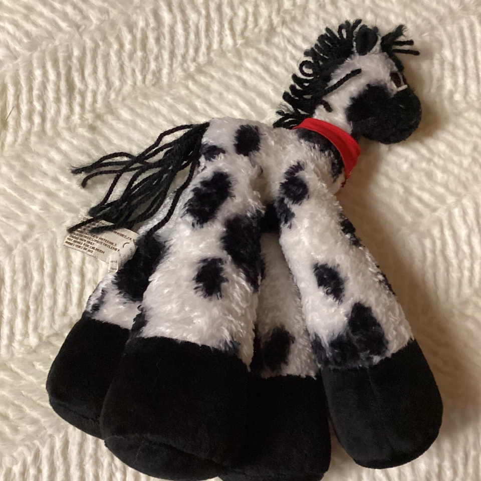 JUMBO BESTEVER CAVALO BANDANA PRETO E BRANCO BIG BEANBAG Cascos STAND UP TOY - Imagem 4 de 4