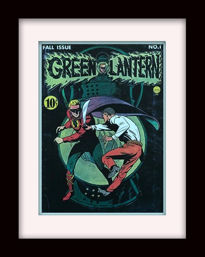 GREEN LANTERN #1 • 1941 Custom Framed Cover Print - 第 1/1 張圖片