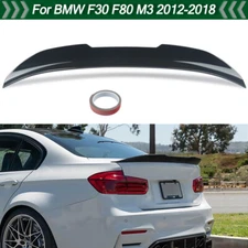 For BMW F30 330i 340i 12-18 F80 M3 12-21 Duckbill PSM Style Spoiler Gloss Black
