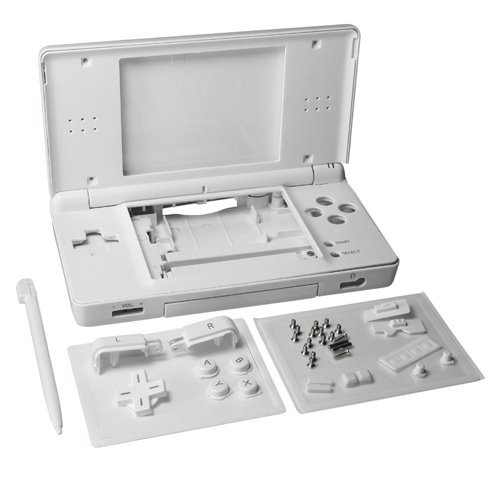 Nintendo DS Lite Carcasa de Repuesto Completo Carcasa Pantalla Lente Polar Blanco ¡NUEVO! EE. UU.! - Imagen 1 de 2