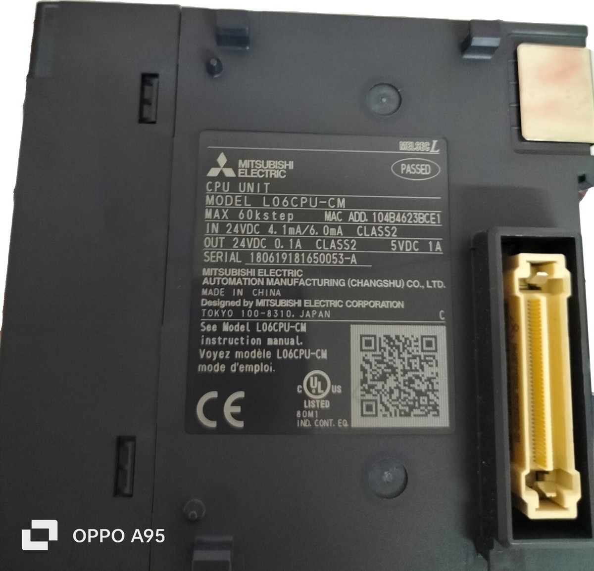 Mitsubishi L06CPU-CM Melsec L Series Cpu Unit PLC CPU Module L 