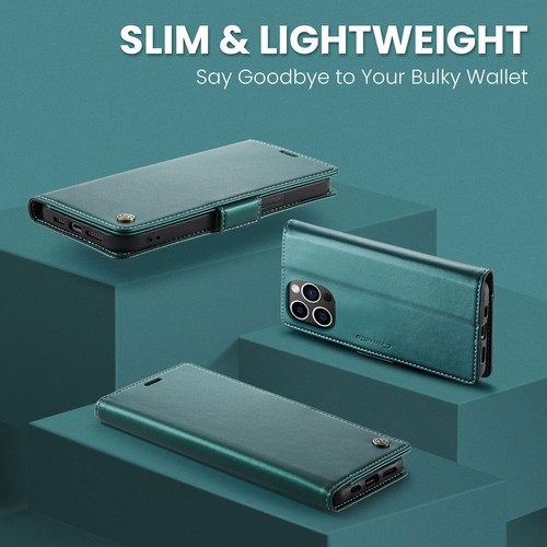 Flip Magnetic Card Wallet Leather Case For iPhone 11 12 13 14 Pro Max XR XS 7 8 - Picture 57 of 77
