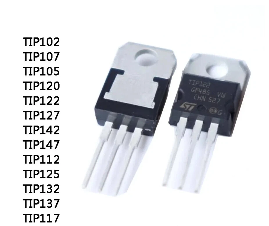 STMICROELECTRONICS (2pcs) TIP102 to TIP 147 Power Transistor TO-220 UK