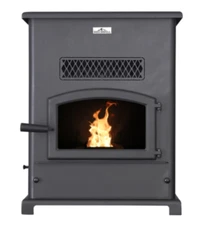 Breckwell Big E Pellet Stove, 47,000 BTU, Cast Door, SP1000