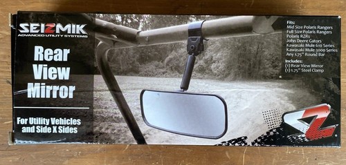 SEIZMIK Rear View Mirror Utility Vehicle UTV ATV PN:18050 with Mounting Clamp