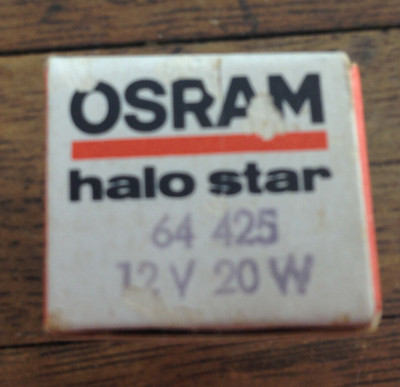 NOS - OSRAM Halo Star 64 425 12V 20W Bulb
