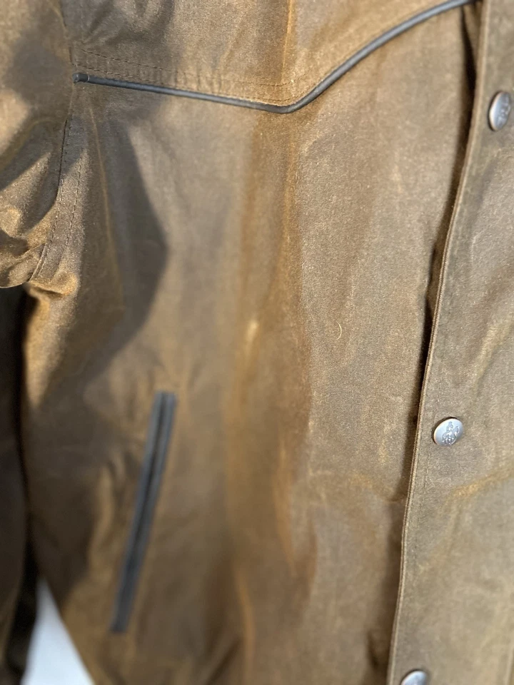 Outback Trading Company Oilskin Trailblazer Jacket Waterproof Insulated Men’s LG - Image 4 of 4