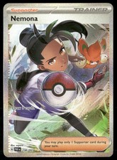 NEMONA 238/091 SPECIAL ILLUSTRATION RARE PALDEAN FATES POKEMON HOLO NM on eBay
