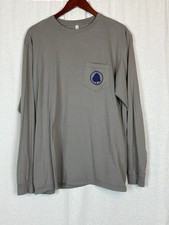 Alabama Outdoors Made In USA Pima Cotton Shirt Mens Large Gray