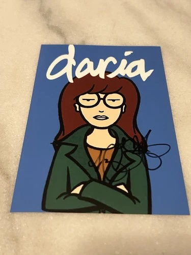 TRACY GRANDSTAFF Signed 4x6 Photo DARIA SHOW MTV AUTOGRAPH 1