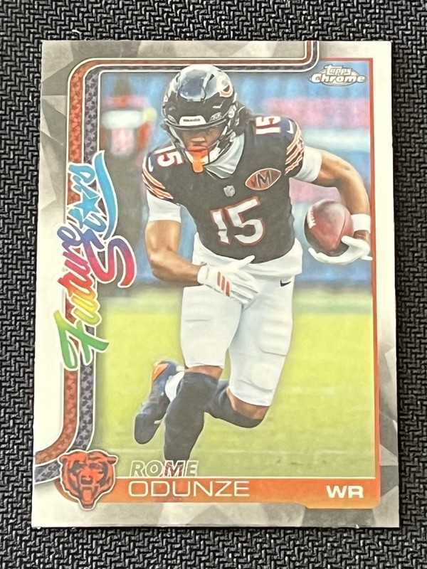 Rome Odunze Future Stars #FS-2 NFL Topps Chrome 2026 Card Chicago Bears