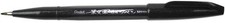 Pentel Fude Touch Sign Pen, Black, Felt Pen Like 1 Count Pack of 1 , Black