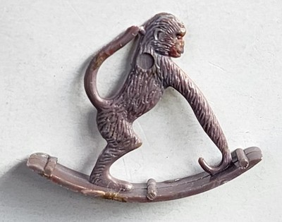 1956 Vintage Premium Cracker Jack Prize Toy Monkey Rocker