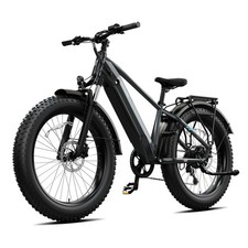 Sizzlebk 26"x4.0" Fat Tire Electric Bike Adults 1300W Peak 65Miles Dirt Ebike