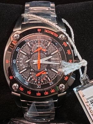 SEIKO SPORTURA SPC039P1 Quartz Chronograph Watch 7T85 Tachymeter