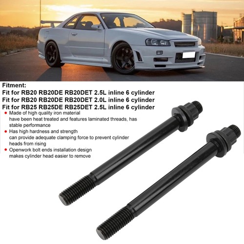 Cylinder Head Stud Kit 202‑4301 Auto For RB25 RB25DE RB25DET 2.5L RB20 RB20DET - Picture 8 of 15
