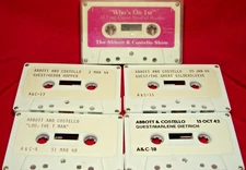 ABBOTT & COSTELLO SHOW.Who’s on First + 4 other Audio Cassettes Old Time Radio