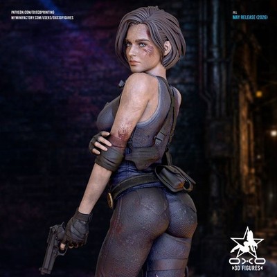 1:8 Jill Resident Evil Fan Art UNPAINTED High Quality Garage Kit