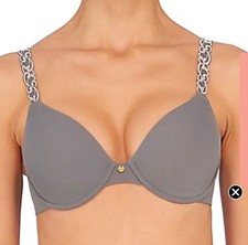 NWOT NATORI METALGRAY SIZE 34DDD 36DD PURE LUXE/ROSE DREAM UW T-SHIRT BRA 732080