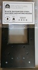 Architectural Mailboxes Black Mailbox mounting board black - hardware included