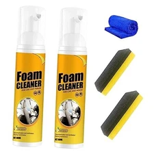 CROOT 2PCS Multipurpose Foam Cleaner,Foam Cleaner All Purpose for Car,Kitchen, 