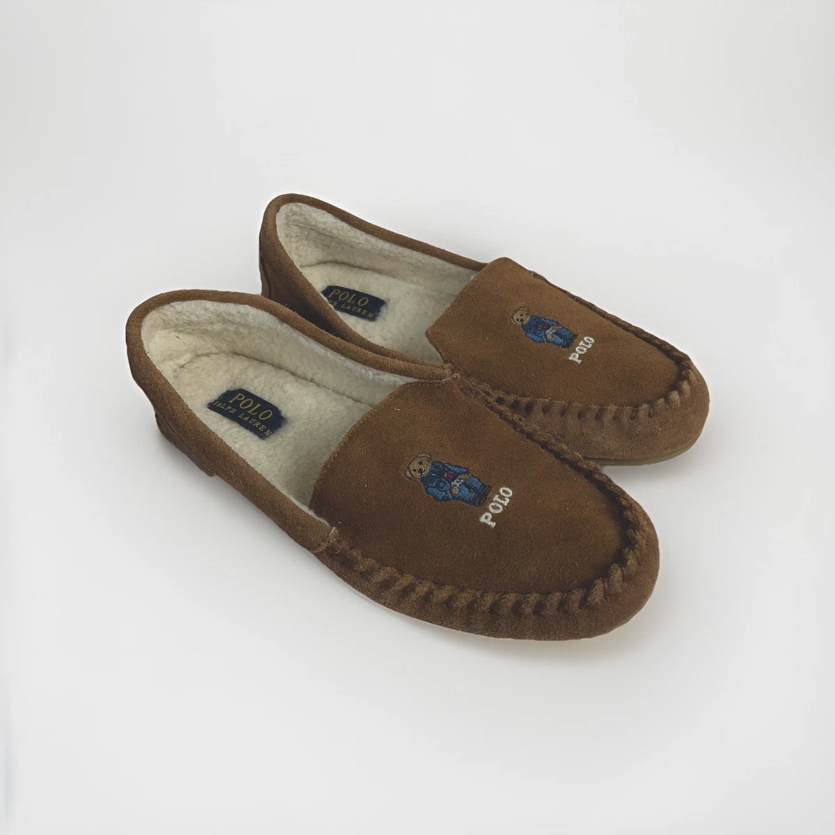 Polo Ralph Lauren Moccasin Brown Slippers for Men for sale | eBay