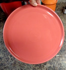 FIESTA WARE HLC USA Pizza Cookie Tray Plate 12" D ~ PINK — photo 2