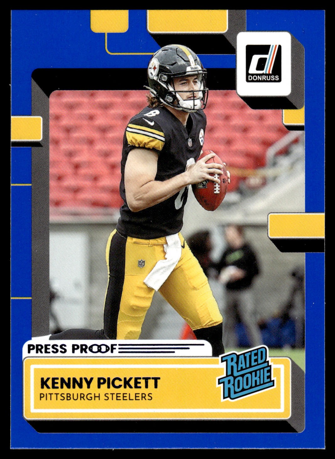 2022 Donruss Blue Press Proof #301 Kenny Pickett RC