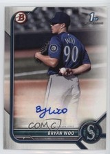 2022 Bowman Paper Prospect Auto Bryan Woo #PPA-BW Auto 15sd