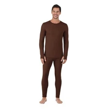  Thermal Underwear Shirt and Leggings Set for Men - Medium Chocolate